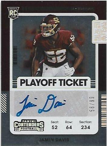 Jamin Davis [Autograph Playoff] #151