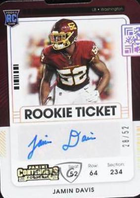 Jamin Davis [Autograph Stub] #151