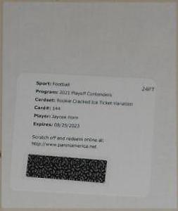 Jaycee Horn [Autograph Cracked Ice] #144V