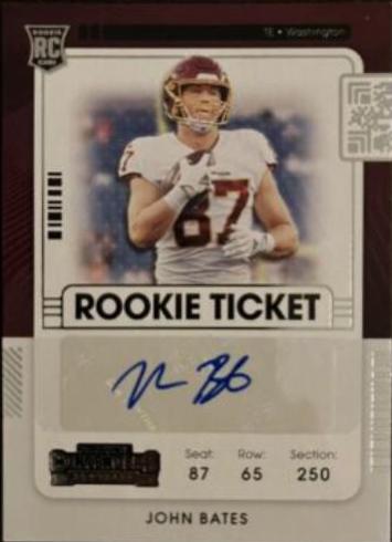 John Bates [Autograph Wild Card Round] #206