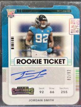 Jordan Smith [Autograph Stub] #204