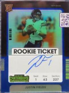 Justin Fields [Autograph Reverse] #108