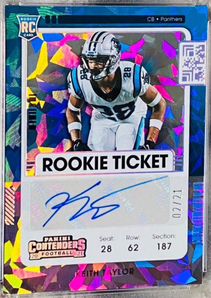 Keith Taylor [Autograph Cracked Ice] #273