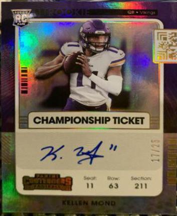 Kellen Mond [Autograph Championship] #122