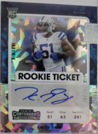 Kwity Paye [Autograph Cracked Ice] #152V