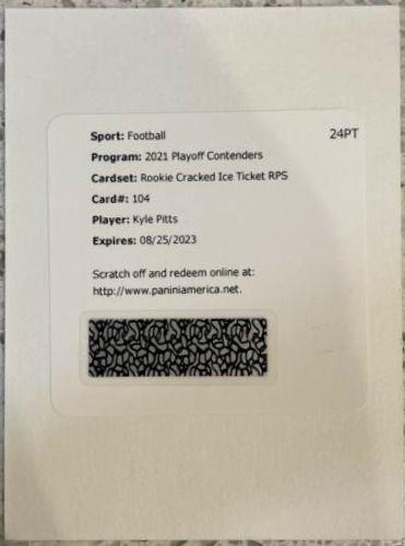Kyle Pitts [Autograph Cracked Ice] #104