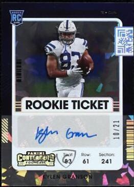 Kylen Granson [Autograph Cracked Ice] #208