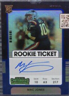 Mac Jones [Autograph Reverse] #109