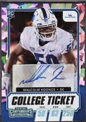 Malcolm Koonce [Autograph Cracked Ice] #184