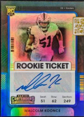 Malcolm Koonce [Autograph Reverse] #184
