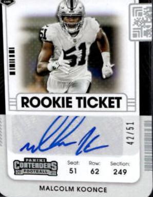 Malcolm Koonce [Autograph Stub] #184