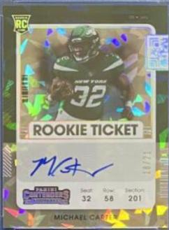 Michael Carter [Autograph Cracked Ice] #129