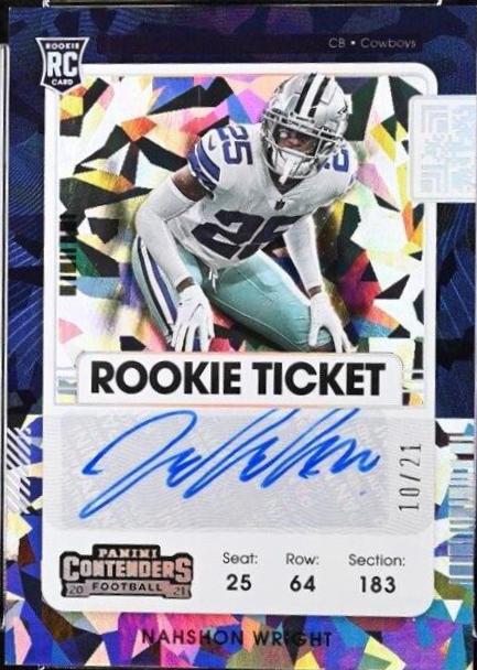 Nahshon Wright [Autograph Cracked Ice] #269