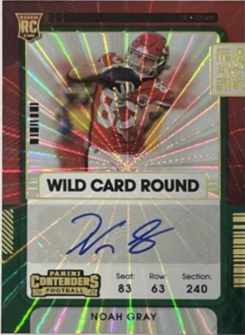 Noah Gray [Autograph Wild Card Round] #219