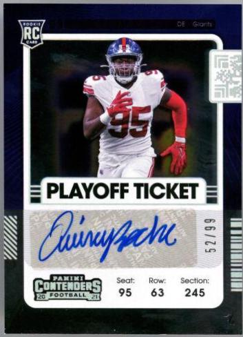 Quincy Roche [Autograph Playoff] #244