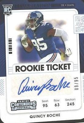 Quincy Roche [Autograph Stub] #244V