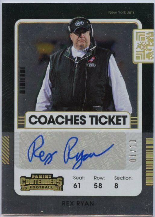 Rex Ryan [Autograph Coaches Gold] #304