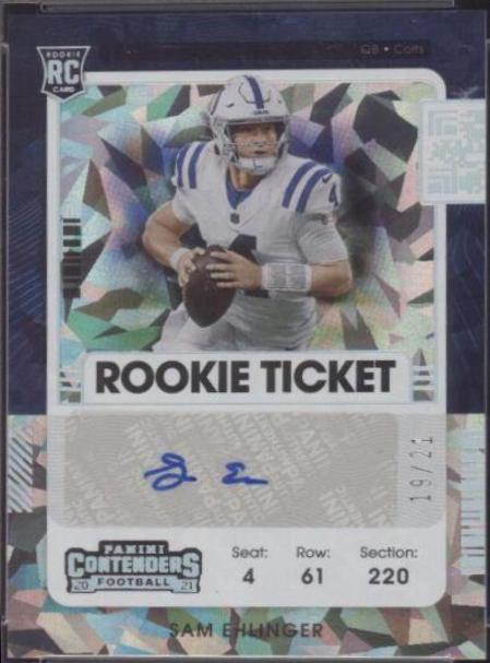 Sam Ehlinger [Autograph Cracked Ice] #246