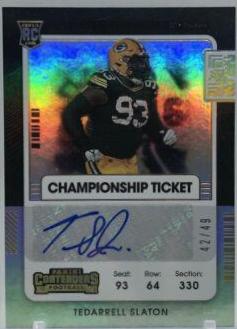 Tedarrell Slaton [Autograph Championship] #222