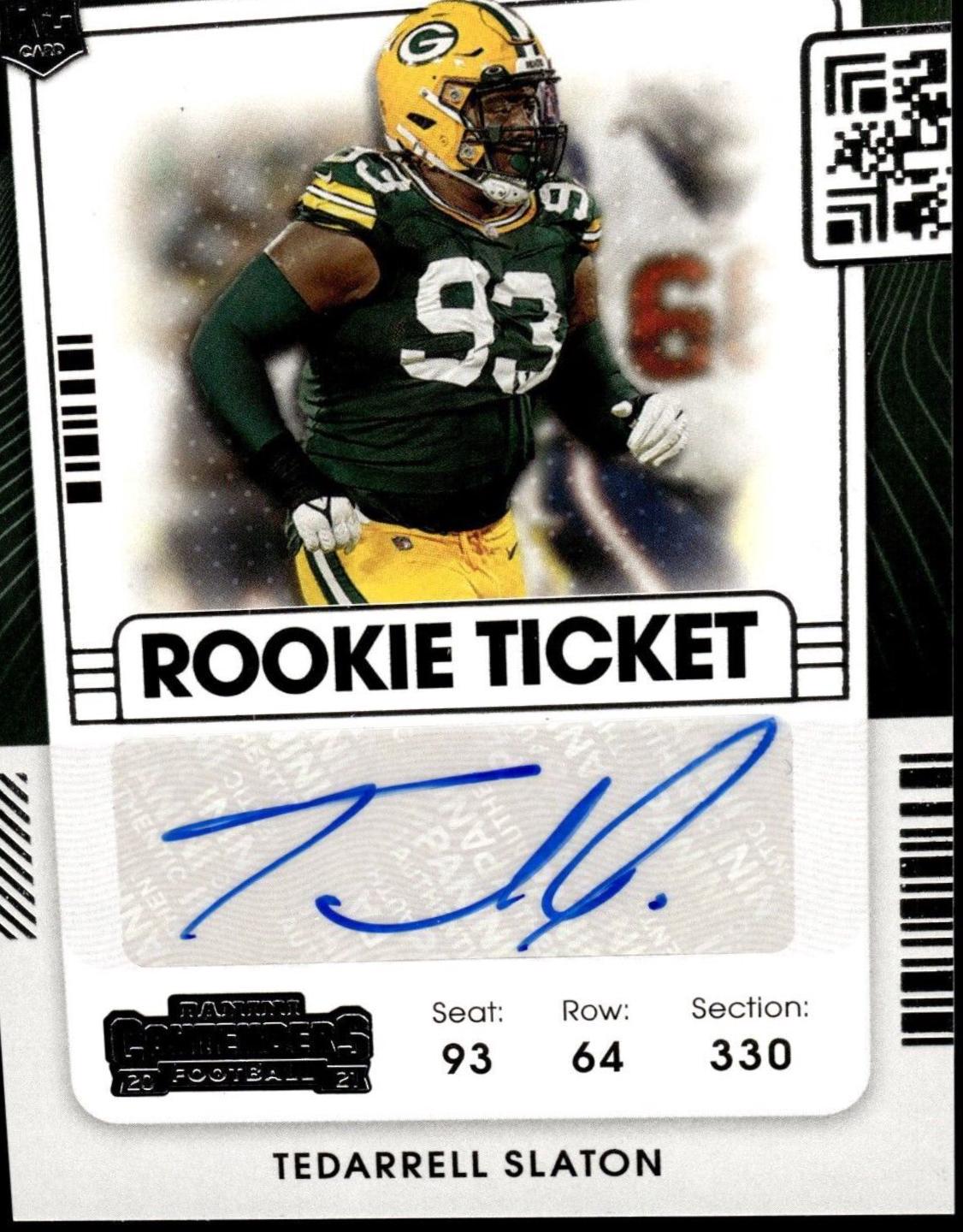 Tedarrell Slaton [Autograph Reverse] #222