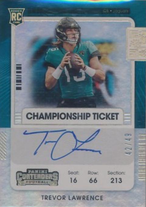 Trevor Lawrence [Autograph Championship] #101