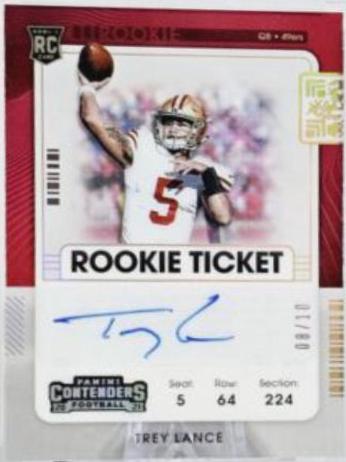 Trey Lance [Autograph Clear] #103