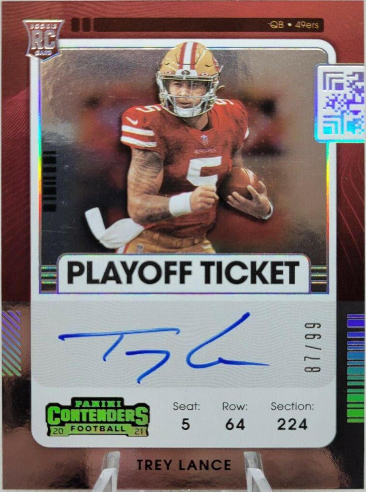 Trey Lance [Autograph Playoff] #103