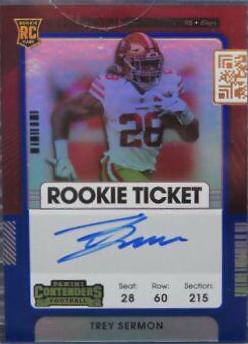 Trey Sermon [Autograph Reverse] #126