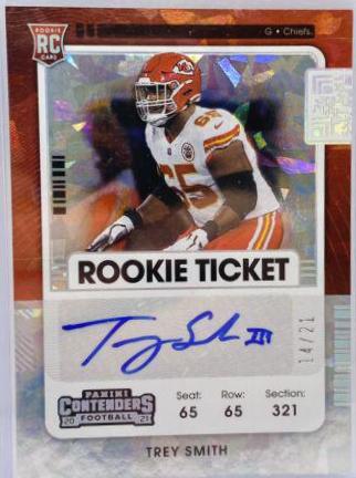 Trey Smith [Autograph Cracked Ice] #275