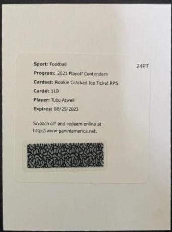 Tutu Atwell [Autograph Cracked Ice] #119