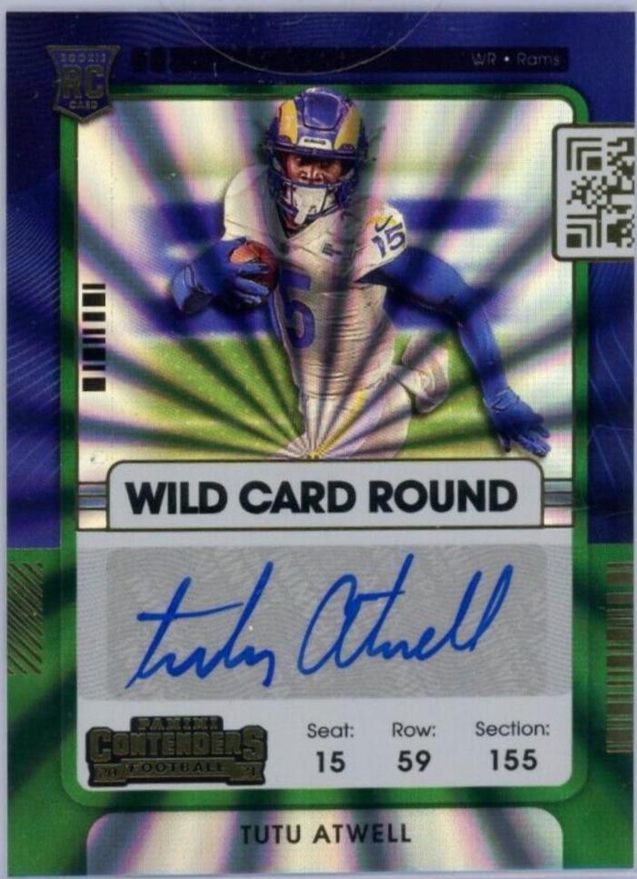 Tutu Atwell [Autograph Wild Card Round] #119V