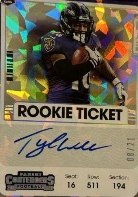 Tylan Wallace [Autograph Cracked Ice] #136