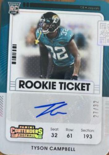 Tyson Campbell [Autograph Stub] #161