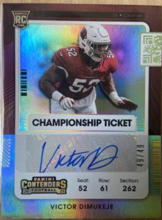 Victor Dimukeje [Autograph Championship] #242