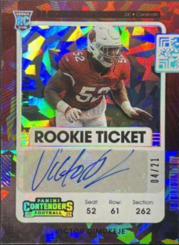 Victor Dimukeje [Autograph Cracked Ice] #242