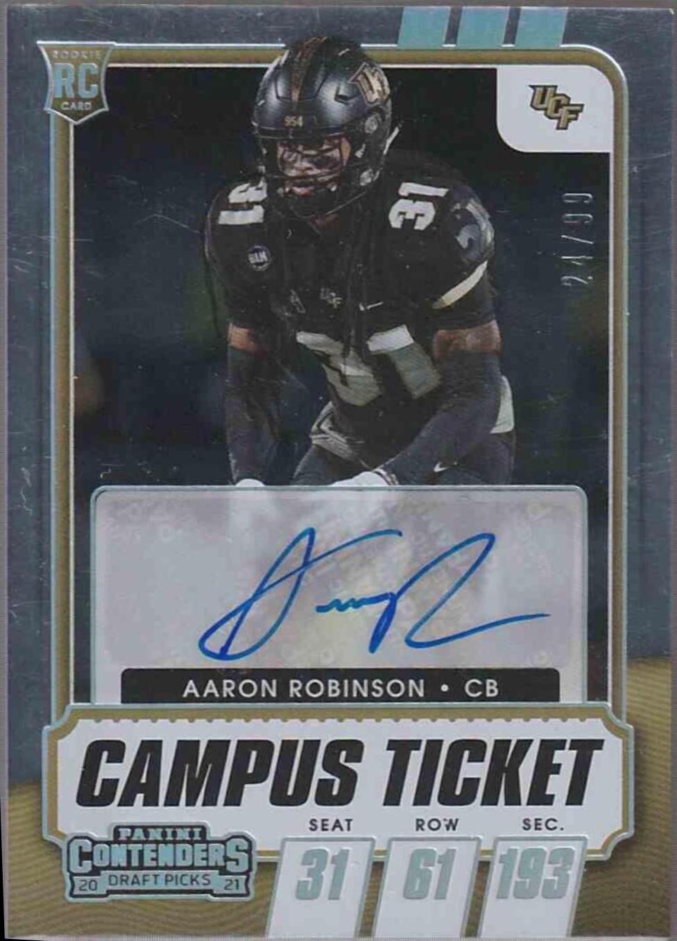 Aaron Robinson [Autograph Campus Ticket] #287