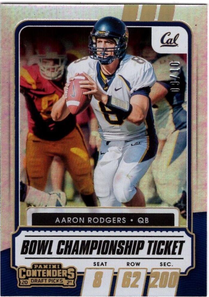 Aaron Rodgers [Bowl Championship Ticket] #6