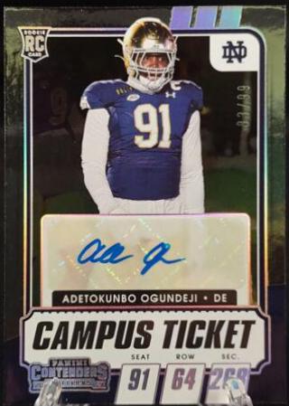 Adetokunbo Ogundeji [Autograph Campus Ticket] #297