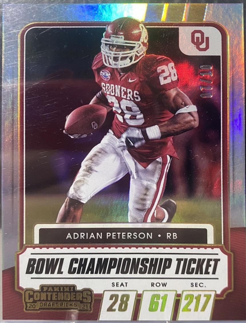 Adrian Peterson [Bowl Championship Ticket] #59