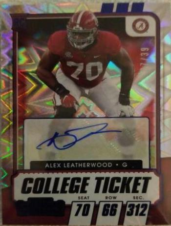 Alex Leatherwood [Autograph Blue Explosion] #230