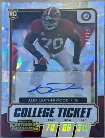 Alex Leatherwood [Autograph Gold Cracked Ice] #230