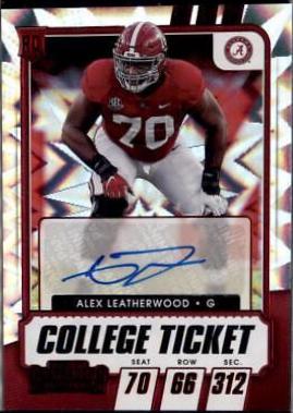 Alex Leatherwood [Autograph Red Explosion] #230