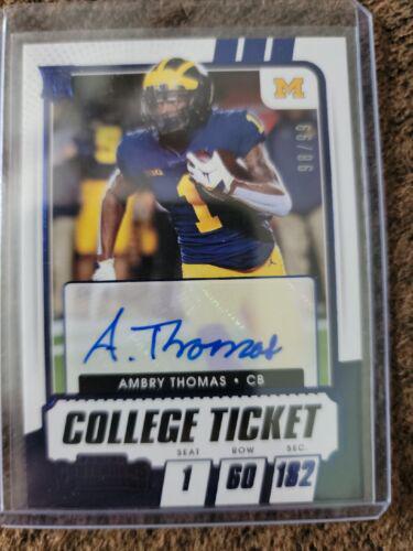 Ambry Thomas [Autograph Blue] #236