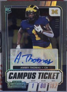 Ambry Thomas [Autograph Campus Ticket] #236