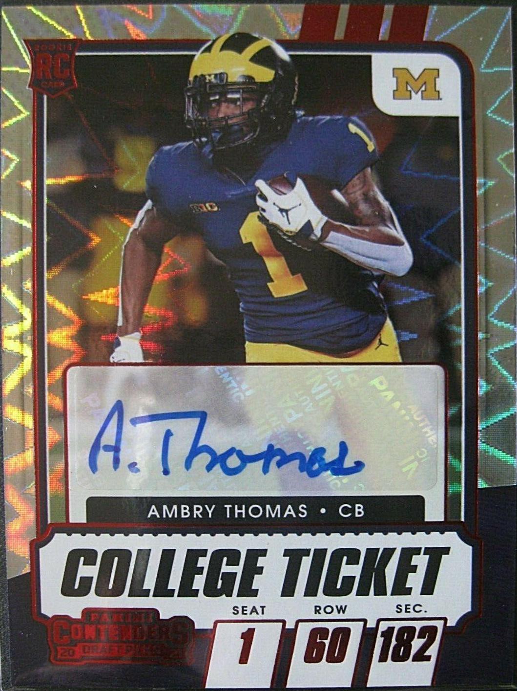 Ambry Thomas [Autograph Red Explosion] #236