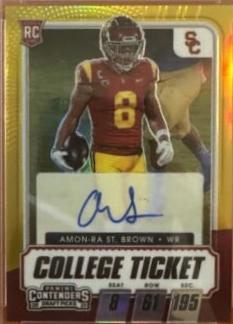 Amon Ra St. Brown [Autograph Bowl Championship Ticket] #118