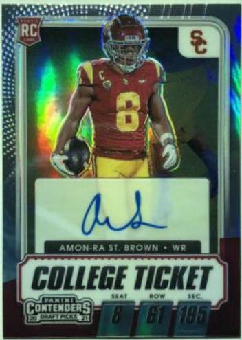 Amon Ra St. Brown [Autograph Campus Ticket] #118C