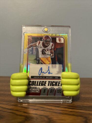 Amon Ra St. Brown [Autograph Premium Gold] #118