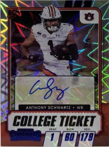 Anthony Schwartz [Autograph Blue Explosion] #128