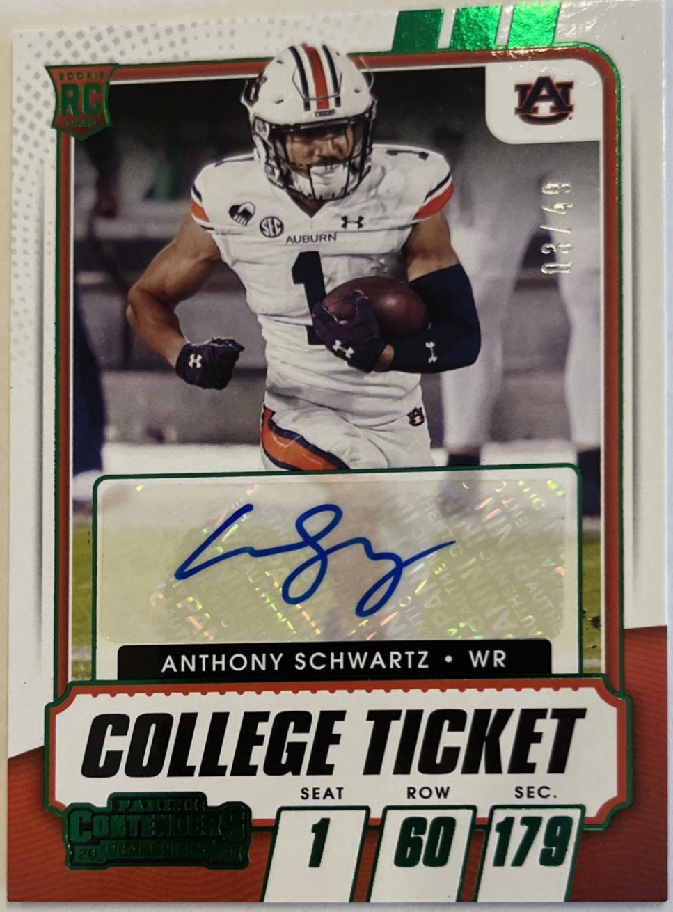Anthony Schwartz [Autograph Green] #128